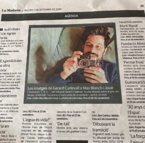 Gerard Cadevall als èdia de comunicació